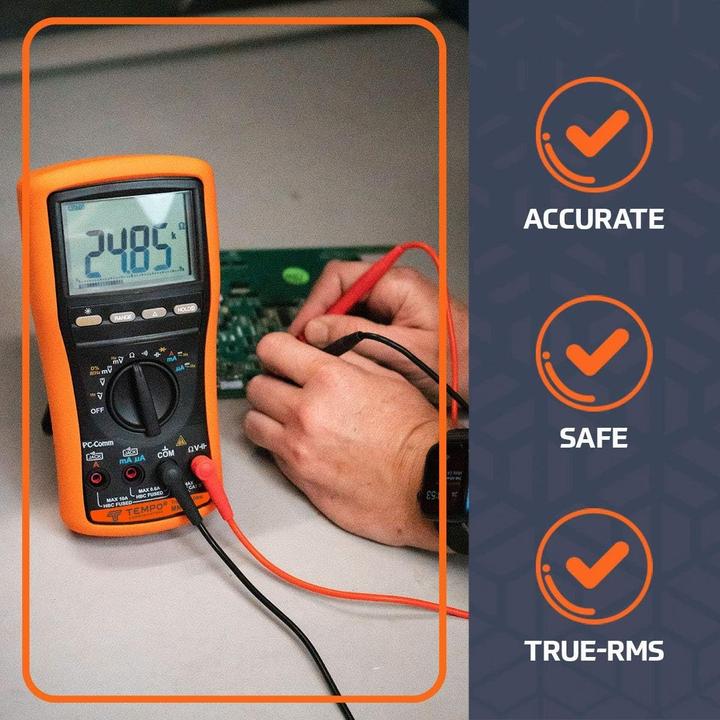 Produktbild Tempo Communications Hand Multimeter Digital MM810 (CAT IV 1000V)