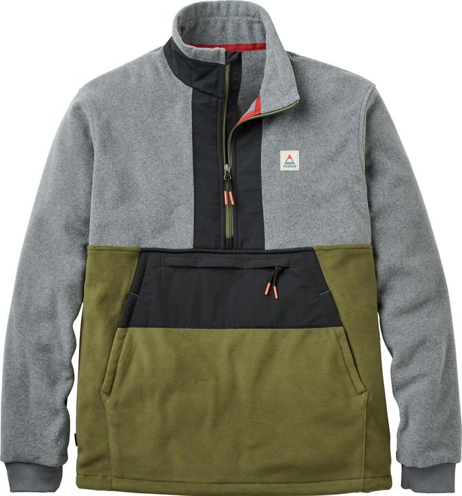grey marl-khaki, Oliv