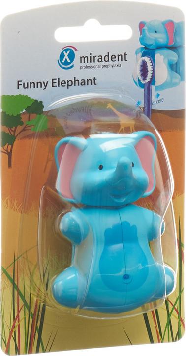 Image du produit Miradent Funny Snapper Porte-brosse à dents éléphant