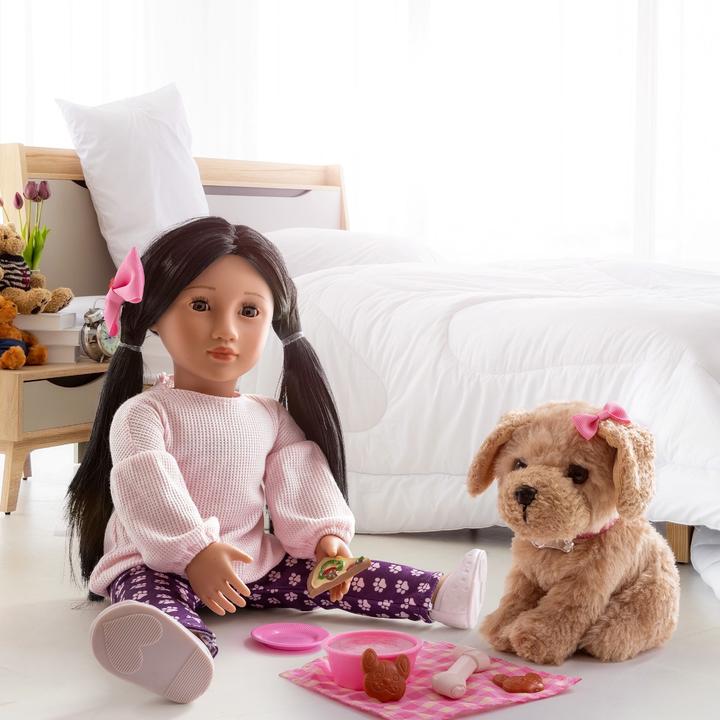 Immagine prodotto Our Generation - Doll - Jin w/dog (731442)
