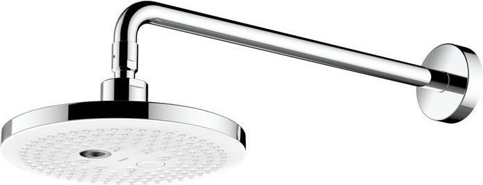 Actual product image TOTO Round Comfort Wave overhead shower, Warm Spa white/chrome (2 Beam types, 12.20 l/min)