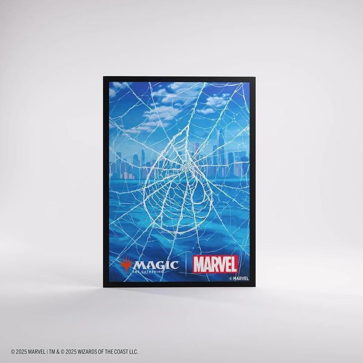 Actual product image Gamegenic - Magic: The Gathering | Marvel's Spider-Man Premium Art Sleeves - Spider-Man Island