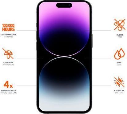 Image du produit Eiger Mountain Glass Ultra (1 pcs, Apple iPhone 13, Apple iPhone 13 Pro, Apple iPhone 14)