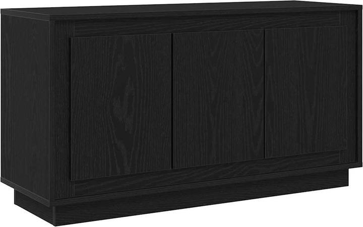Image du produit VidaXL Sideboard Schwarz Eiche 102x35x55 cm Ingenieurholz (102 x 35 x 55 cm)