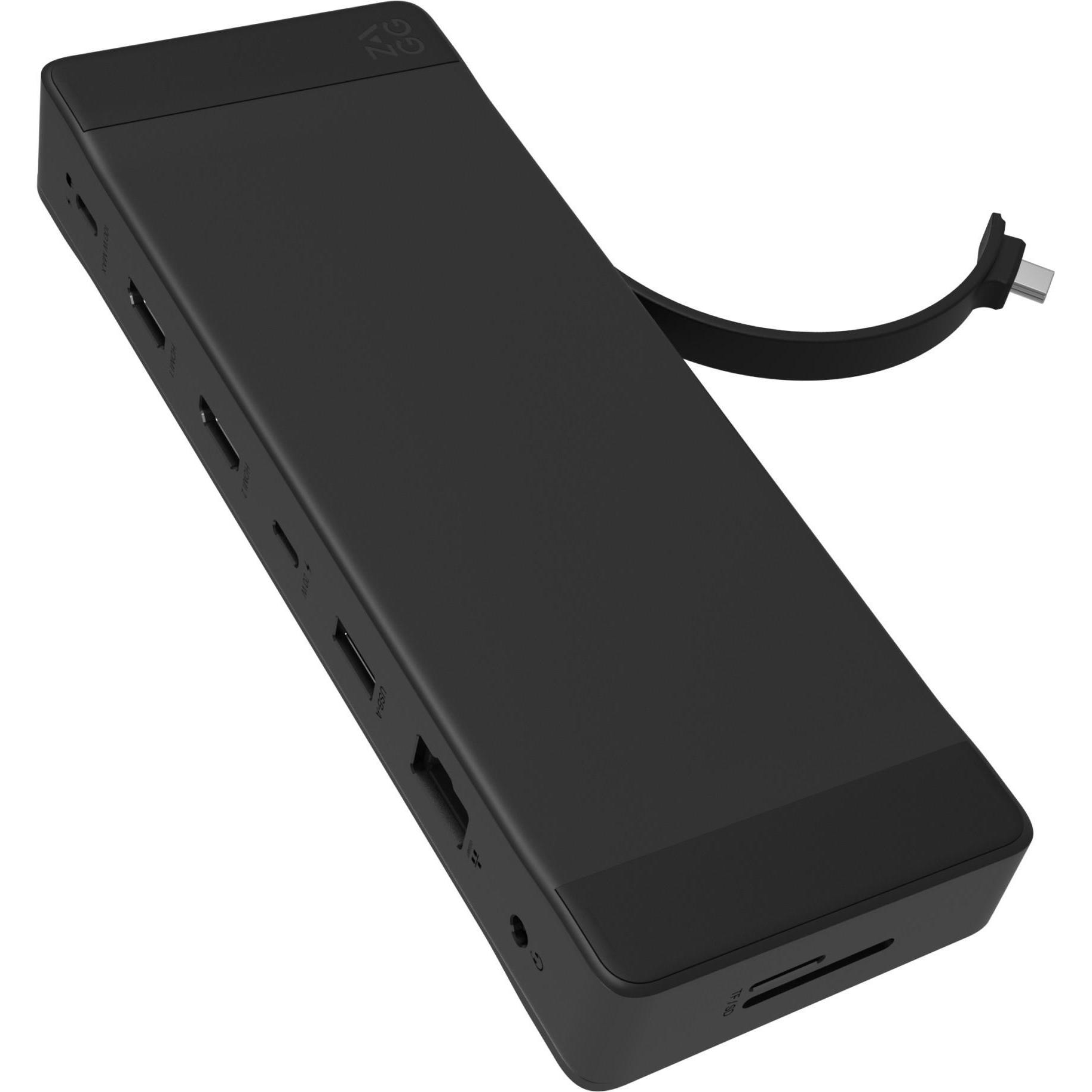 Zagg Hub 9 Port (USB-C, 9 porte), Docking station + Hub USB, Nero, Grigio