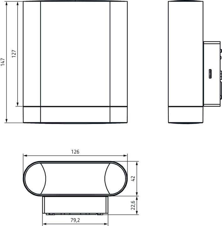 Actual product image Theben theLeda D U AL (IP55)