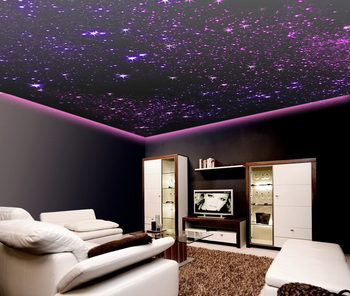 Actual product image Lunartec Fiber optic RGB LED starry sky with remote control and 100 light fibers (LED)