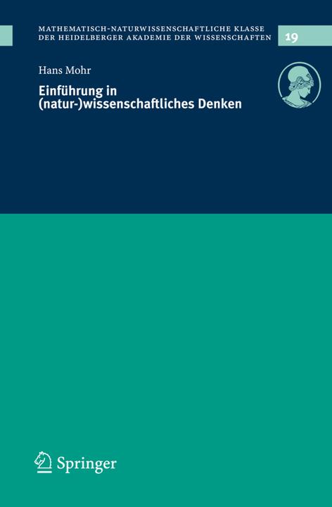 Produktbild Einführung in (natur-)wissenschaftliches Denken (Deutsch, Hans Mohr, 2008)