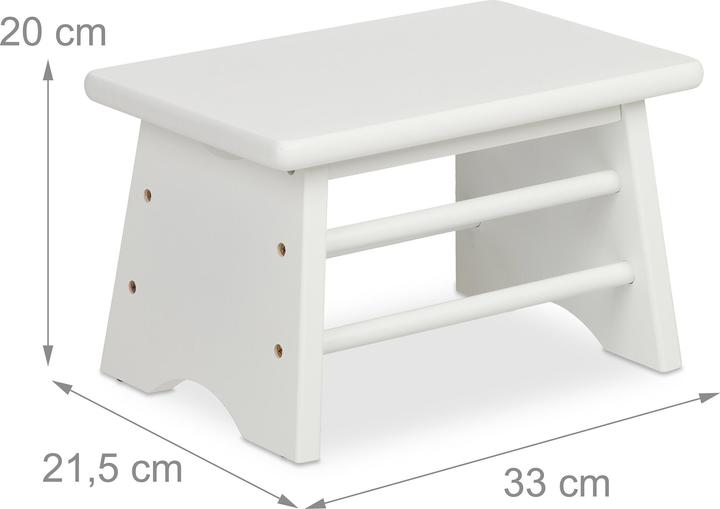 Actual product image Relaxdays Footstool