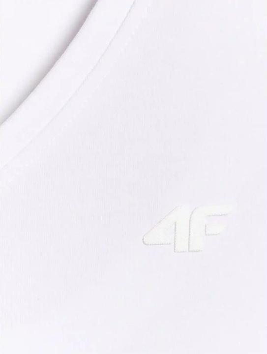 Actual product image 4F Women's basic V-neck T-shirt 4FWMM00TTSHF3307-10S (S)