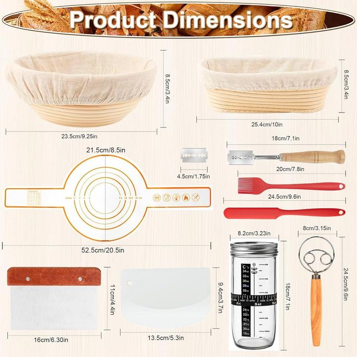 Actual product image Bucomtu Sauerteig-Starter-Set