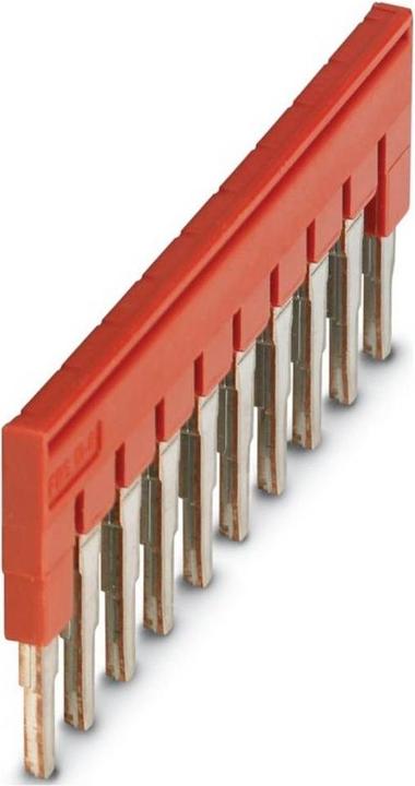 Actual product image Phoenix Contact 10 way x 6mm plug in bridge,red