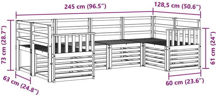 Produktbild vidaXL Outdoor-Sofa