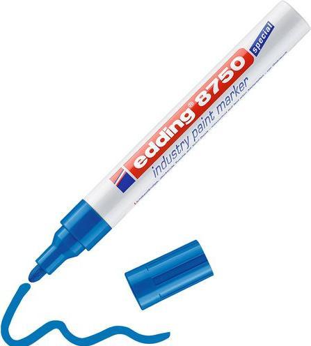 Produktbild Edding Lack Marker 8750 Industry (Blau, 2 mm, 1 x)