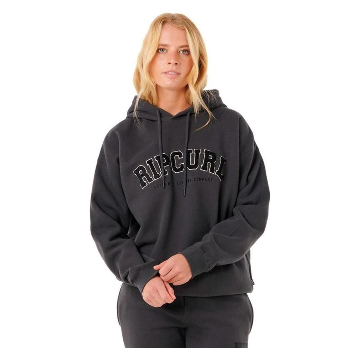 Rip Curl, Damen, Pullover, Women's Varsity Hoodie, Schwarz, Grau, (S)