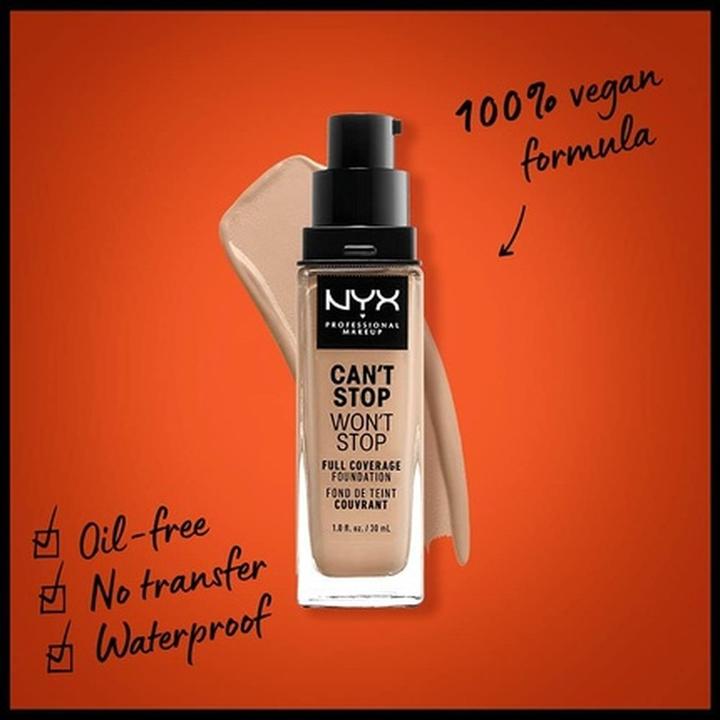 Produktbild NYX Professional Make-Up Can't Stop Won't Stop (9 Medium Olive)