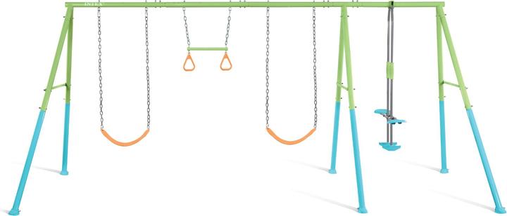 Actual product image Intex Four Feature Swing Set (Color) Measurement: 467cmX254cmX211cm, Item Number 44130