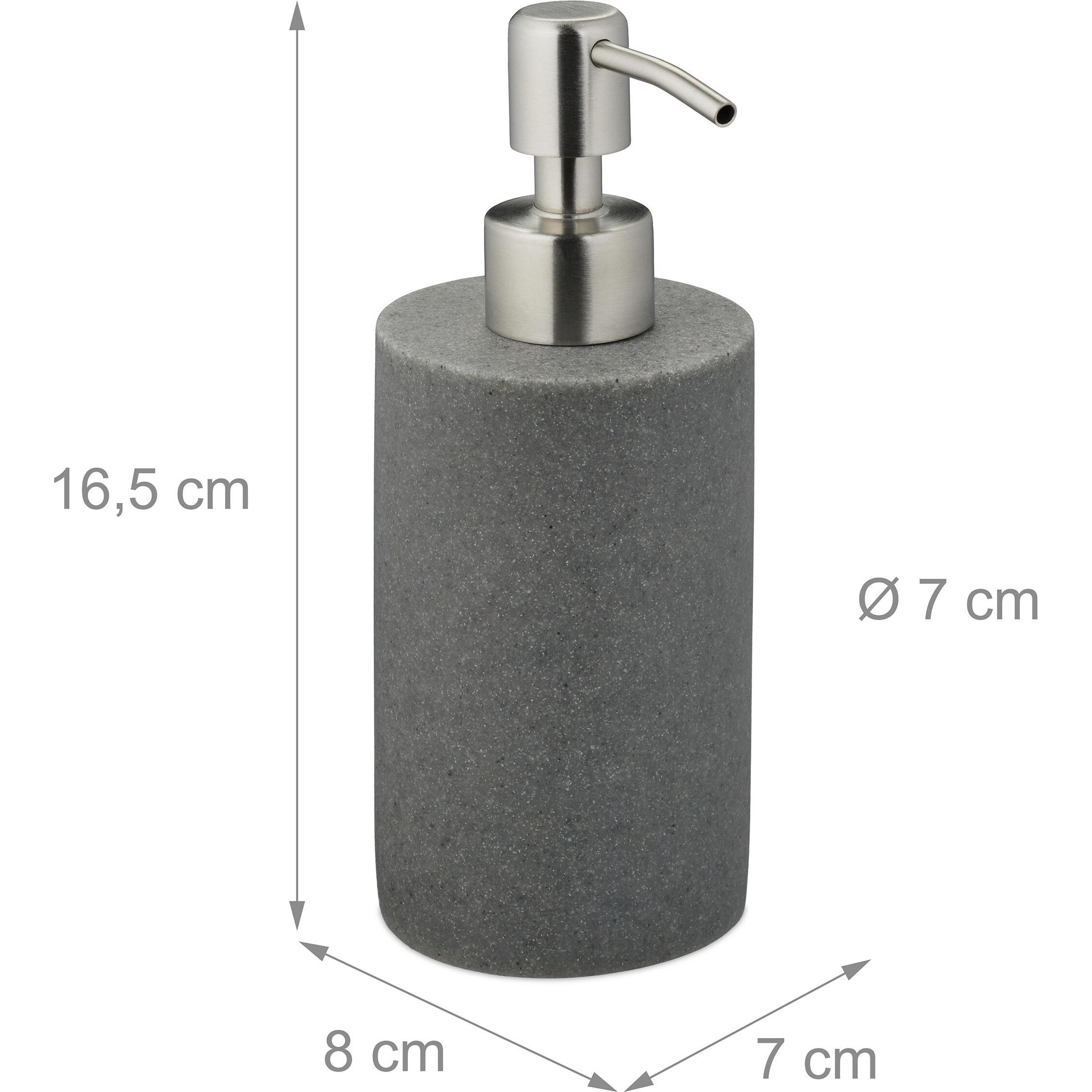 Thumbnail - Relaxdays, Seifenspender + Seifenschale, Seifenspender