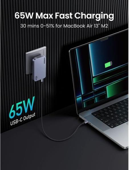 Produktbild Ugreen Nexode Pro (65 W, 3 Ports)