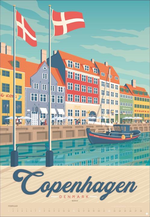 Produktbild Travel the World Posterkalender 2026