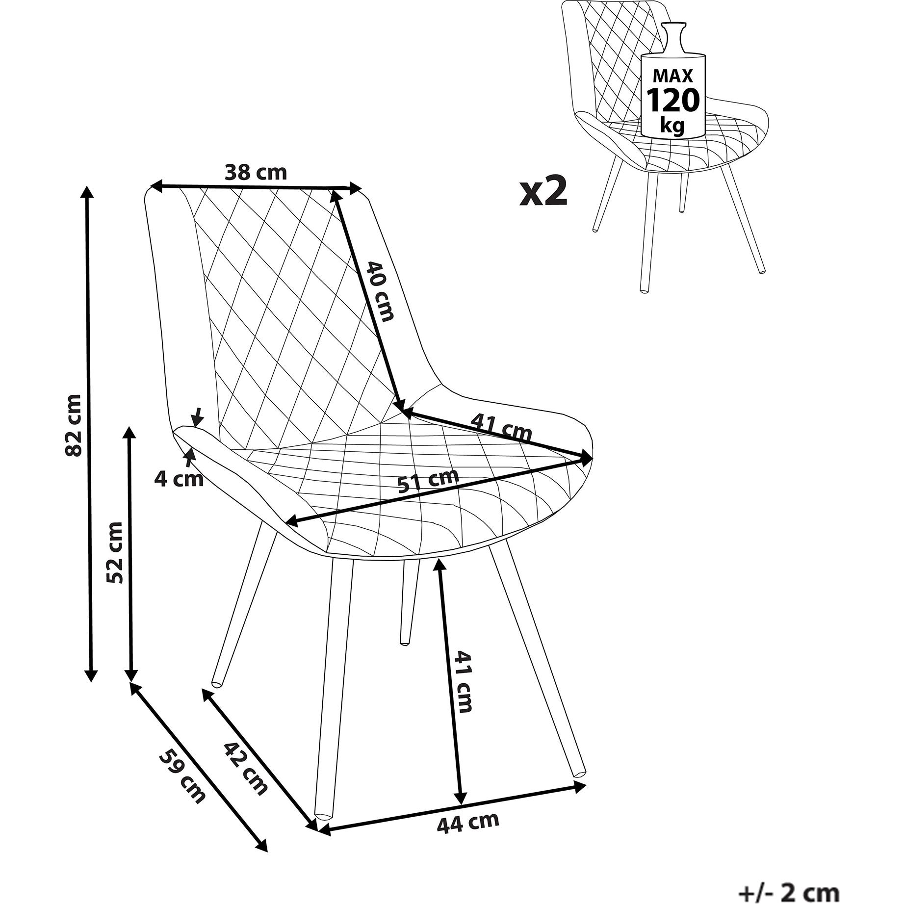 Thumbnail - Beliani, Stühle, Maribel