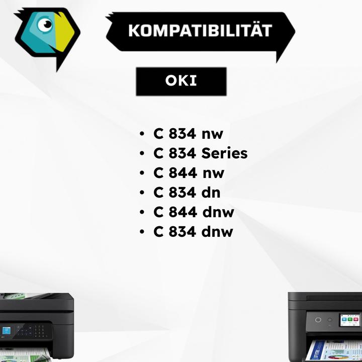 Produktbild Inkadoo Toner kompatibel mit OKI 46861307 / C834 / C844 Toner