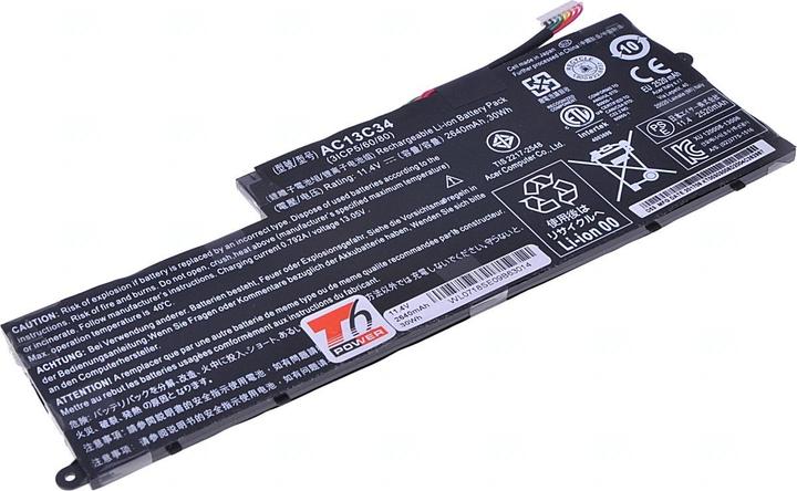 Produktbild T6 Power Baterie Acer Aspire V5-122P, V5-132P, E3-111, E3-112,,, 3cell, Li-pol (3 Zellen, 2640 mAh)