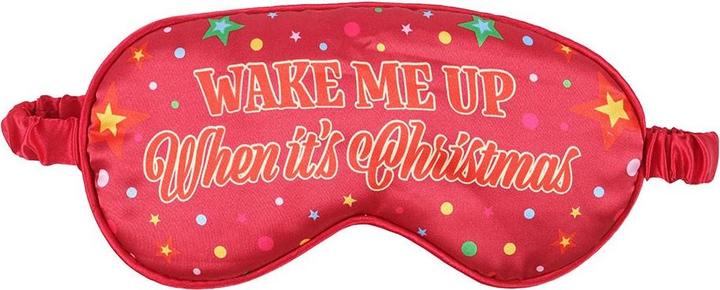 Immagine prodotto Something Different Wake Me Up When Its Christmas Mascherina per Dormire (Maschera sonno)
