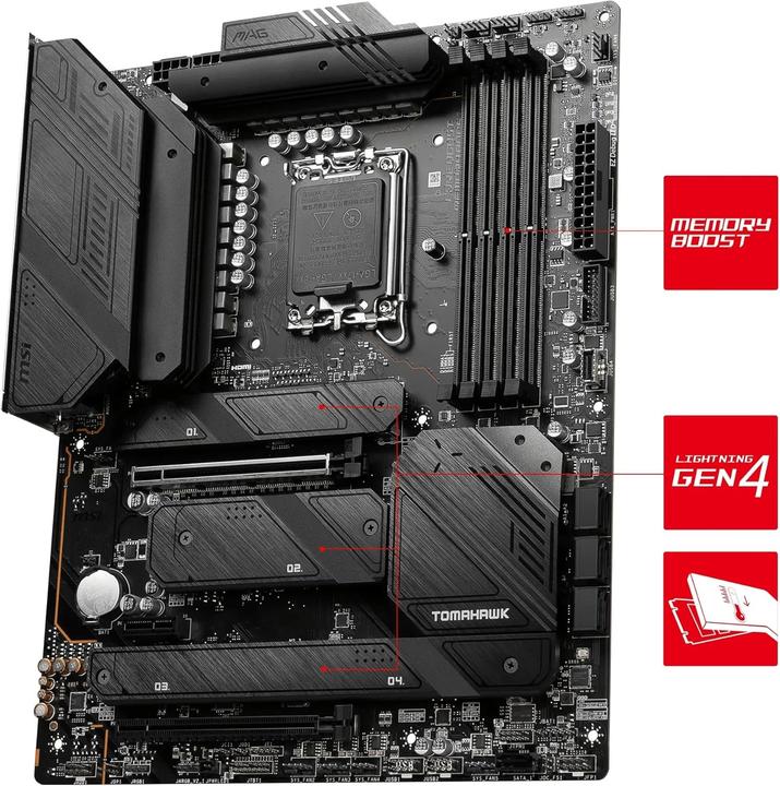 Image du produit MSI MAG Z790 TOMAHAWK WIFI (LGA 1700, Intel Z790, ATX)