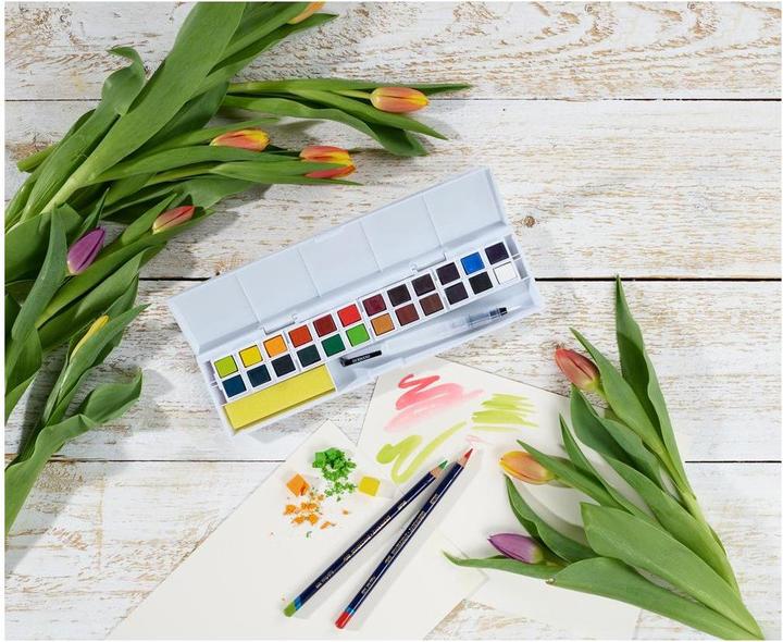 Immagine prodotto Derwent Palette Inktense Paint 24 Pan (603054) (Bianco)