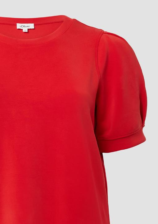 Actual product image S.Oliver Kleid Kurzes Scuba-Kleid mit Puffärmeln (50)