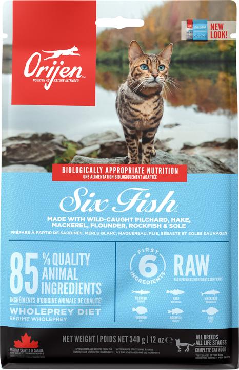 Actual product image Orijen Six Fish (Adult, 4 pcs., 340 g)