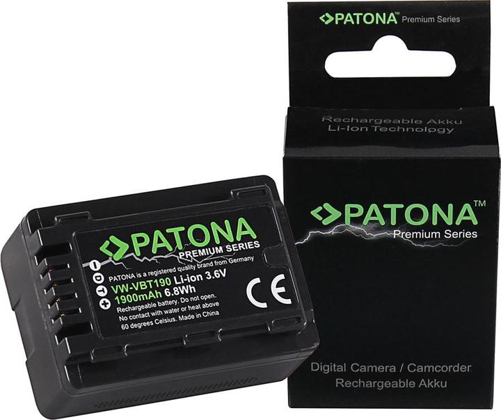 Produktbild Patona Premium Akku VBT190, 2020 mAh /3.6V (Kamera Akku)