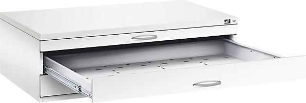 Produktbild C+P CP 7200 Planschrank verkehrsweiss 3 Schubladen 135,0 x 96,0 x 42,0 cm (135 x 96 x 42 cm)