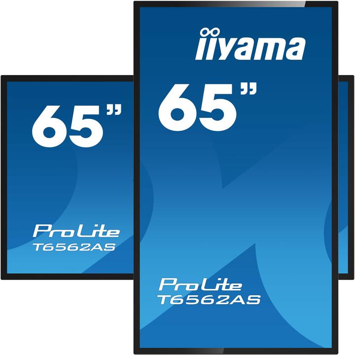 Image du produit iiyama T6562AS-B1 65IN 165.10CM UHD IP (3840 x 2160 pixels, 64.50")