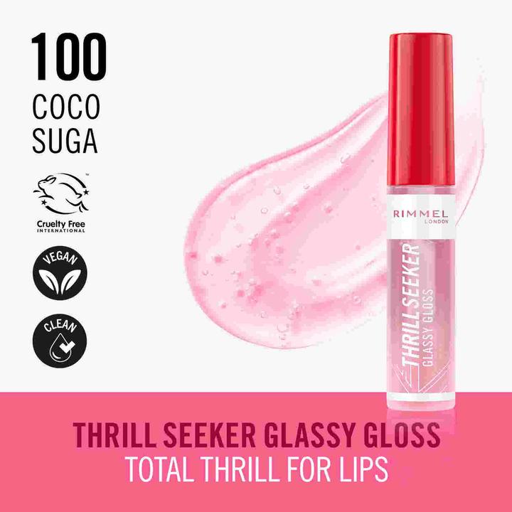 Image du produit Rimmel London Thrill Seeker Glassy Gloss (100 Coco Suga)