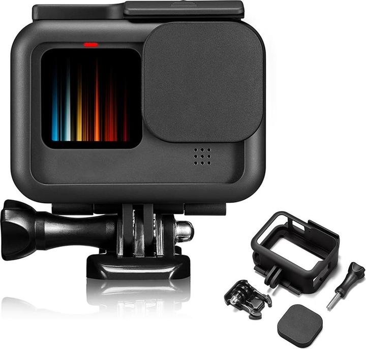 Image du produit Ueli Express Support pour GoPro Hero 12 / 11 / 10 / 9 Frame Extreme avec protection de l'objectif (GoPro Hero 11, GoPro Hero 9, GoPro Hero 12, GoPro Hero 13, GoPro Hero 10)