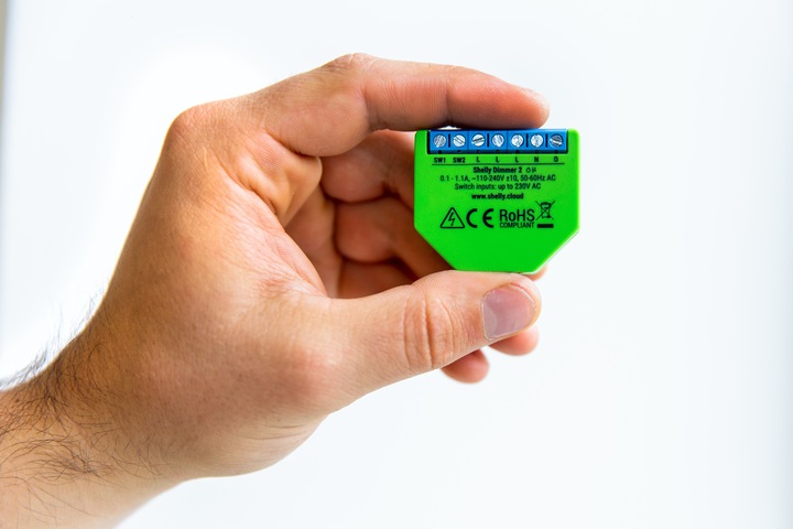 Actual product image Shelly Dimmer 2 x2 (Dimming actuator)