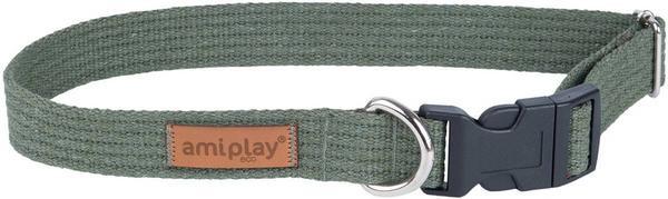 amiplay Necklace Cotton L, 25mm/40-60cm, khaki
