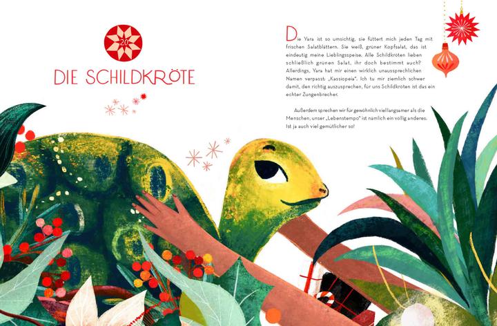 Actual product image Tierisch wilde Weihnachten - 24 Tiere erzählen - Das Weihnachtsbuch für Naturfreaks (German, Michael Stavaric, 2023)