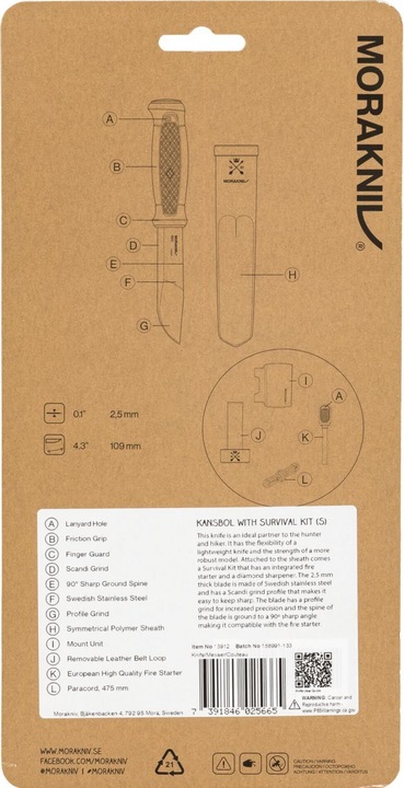 Immagine prodotto Morakniv Kansbol (10.90 cm)