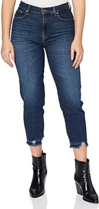 Actual product image 7 For All Mankind Malia Luxe Vintage Powertrip Distressed Hem Jeans (W34/L36)