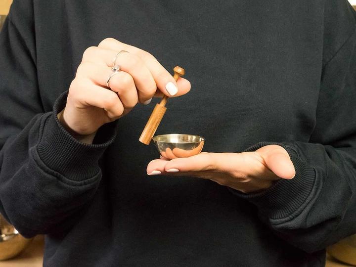 Image du produit Klangschalen-Center Klangschale im Beutel rot mini (Bol chantant)