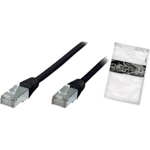 Shiverpeaks -BASIC-S--Patchkabel, cat. 5e, F/UTP, schwarz, 2,0m (F/UTP, CAT5e, 2 m), Netzwerkkabel