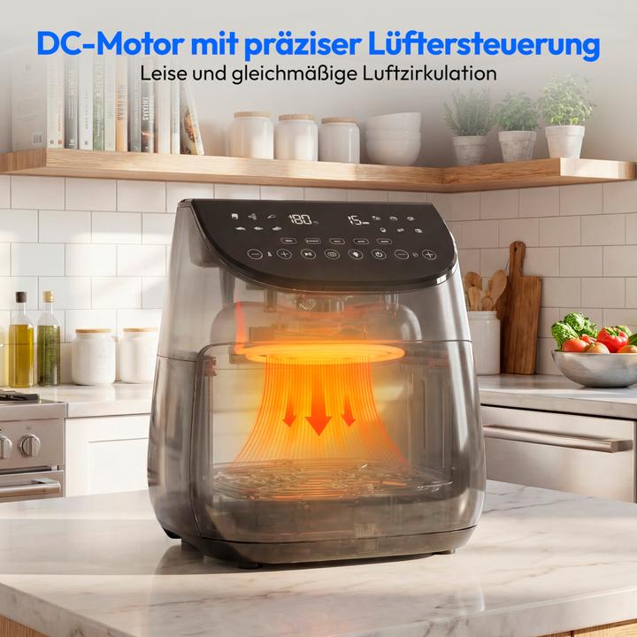 Produktbild Medion MD 13060 X20 XXL Heissluftfritteuse 6,6l schwarz