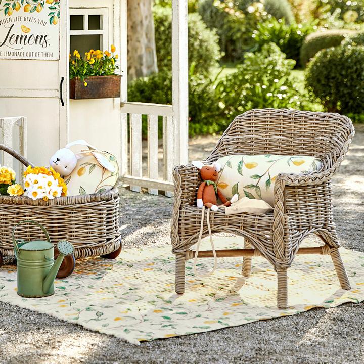 Image du produit Loberon Kissenrolle 2er Set Palerina creme/gelb (35 x 18 cm)