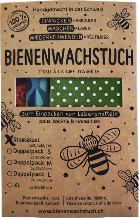 Actual product image RapNika Beeswax cloth starter set (1x)