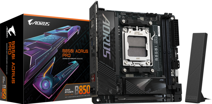 Produktbild Gigabyte B850I AORUS PRO (AM5, AMD B850, Mini-ITX)