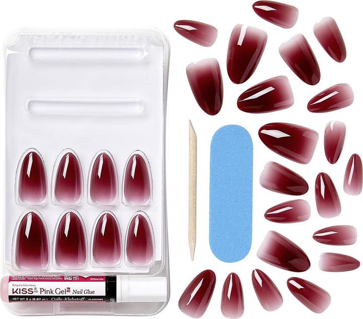 Produktbild KISS Bare-But-Better Gel Nails - 28 Pieces (Kunstnägel)