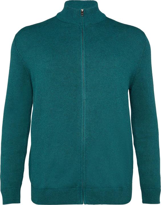 Immagine prodotto S.Oliver Strickjacke Strickjacke mit Stehkragen und Logo-Detail (4XL)